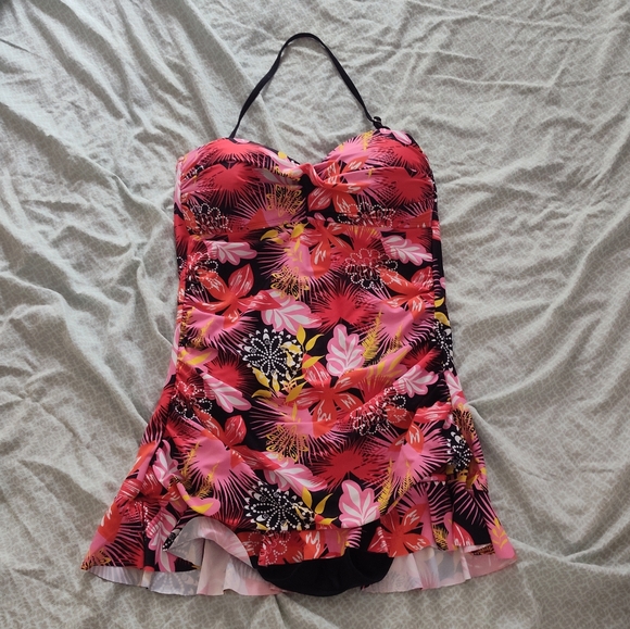 Sunshine Zone Other - Sunshine Zone Floral Halter Swimsuit Large